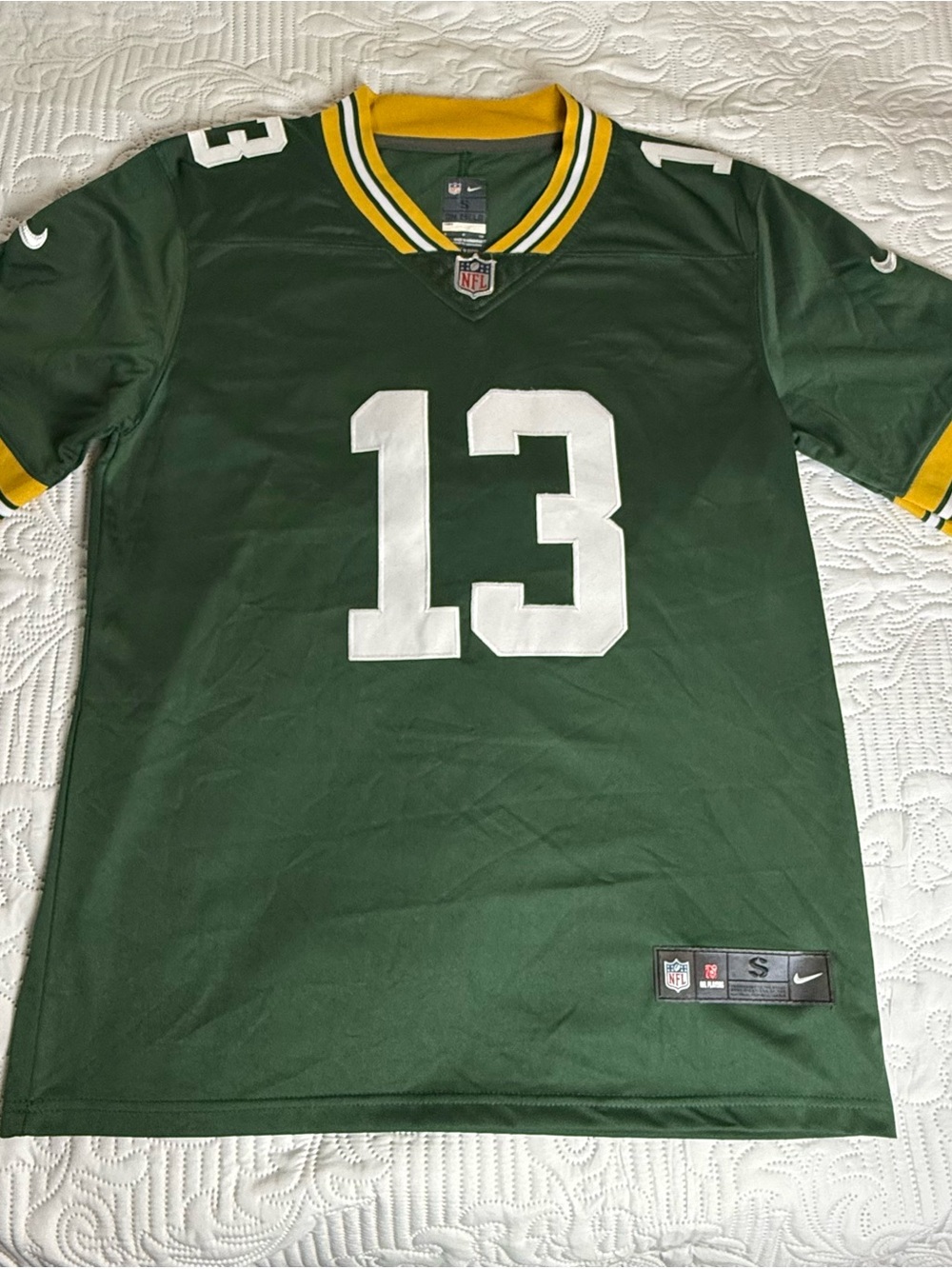 Nike Green Bay Packers Allen Lazard #13 On Field NFL Jersey Men’s Small - Picture 2 of 10